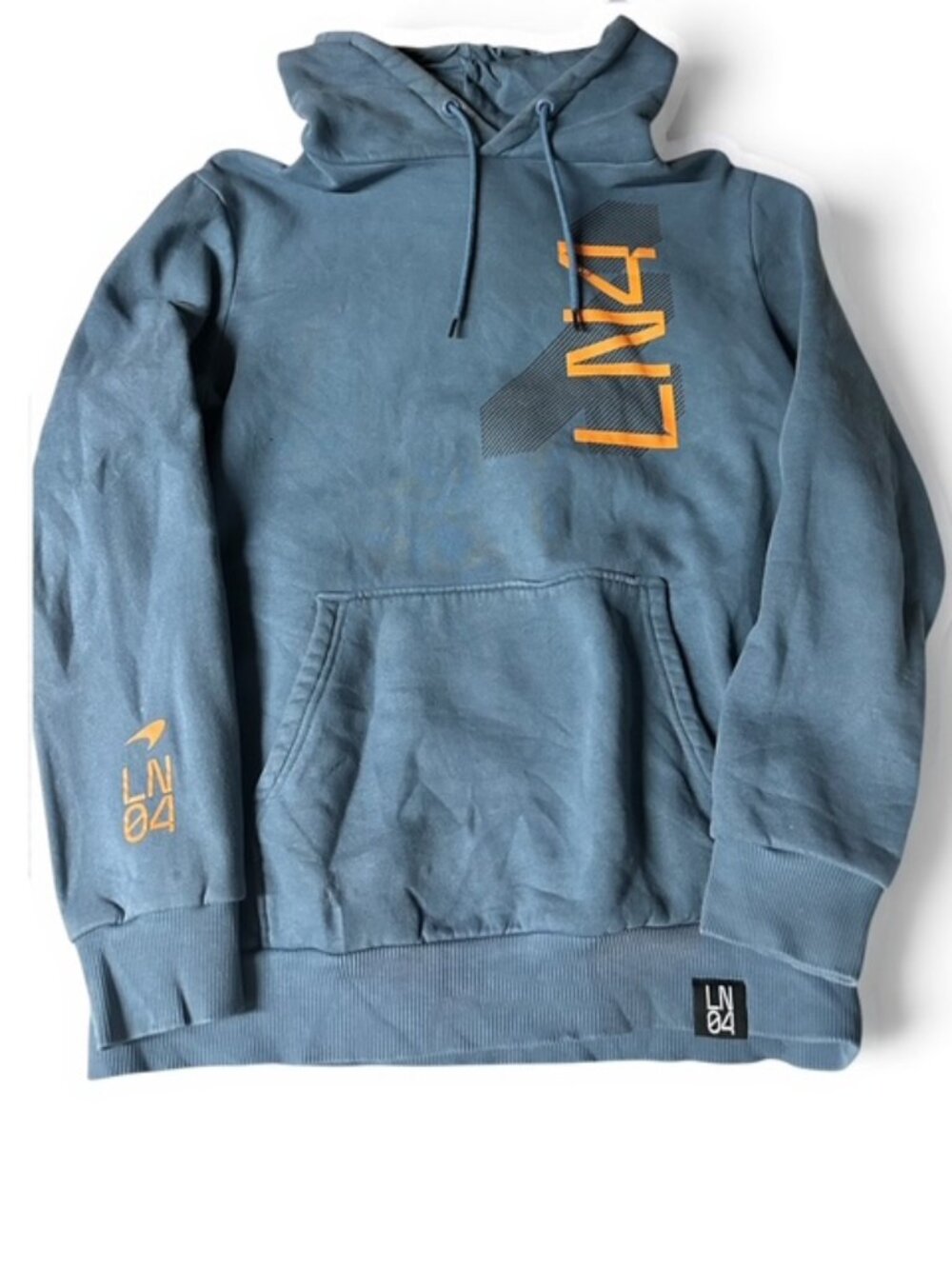 Mclaren Lando Norris LN4 Formula 1 Hoodie Men's Small Blue Team Race Hoodie